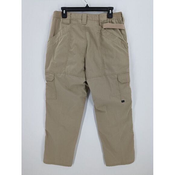 Men's 5.11 Tactical Series TACLITE PRO RIPSTOP CARGO PANTS, Khaki, Size 34/30 - Picture 5 of 7